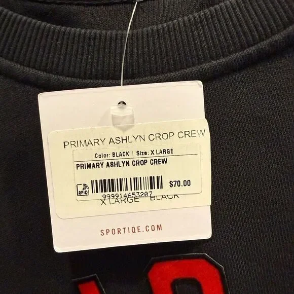 Chicago Blackhawks Black crop sweater - Picture 2 of 3